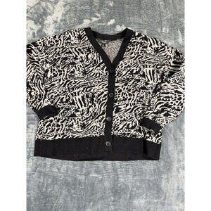 Simply Vera Vera Wang Womens XL Cardigan Black